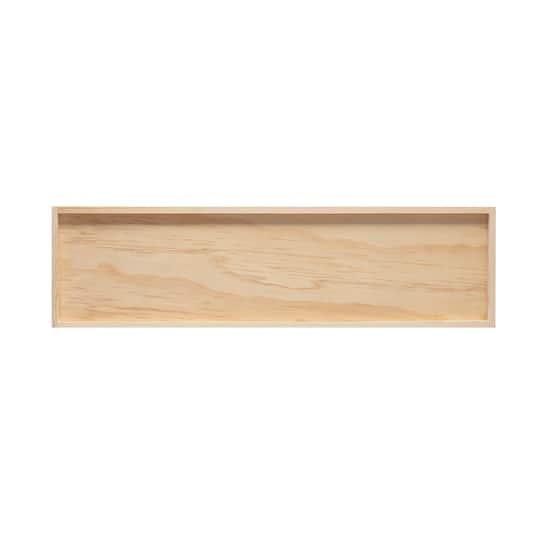 18" x 5" Wood Rectangle Wall Plaque by Make Market®